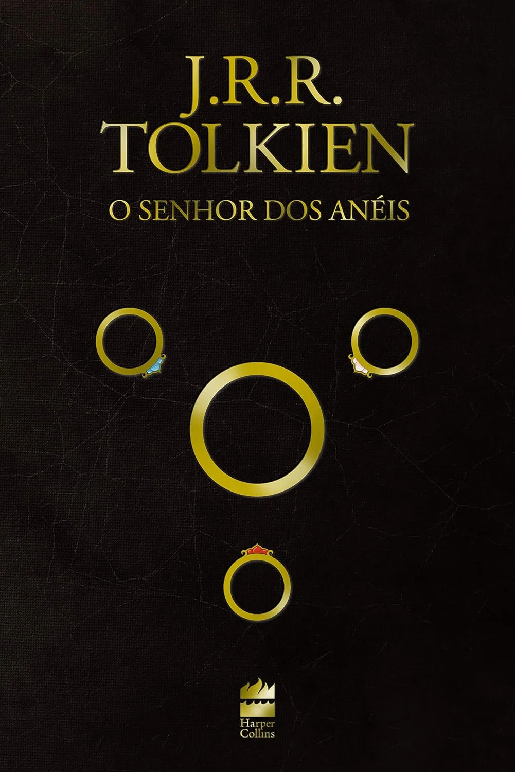 Capa do livro O Senhor dos Anéis, de J. R. R. Tolkien